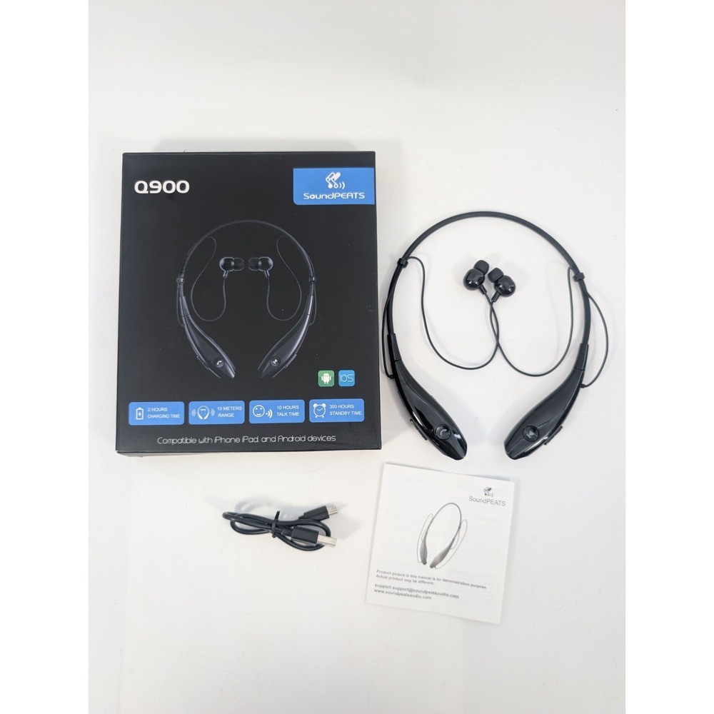Soundpeats Q900 Bluetooth Neckband Wireless Earbuds
